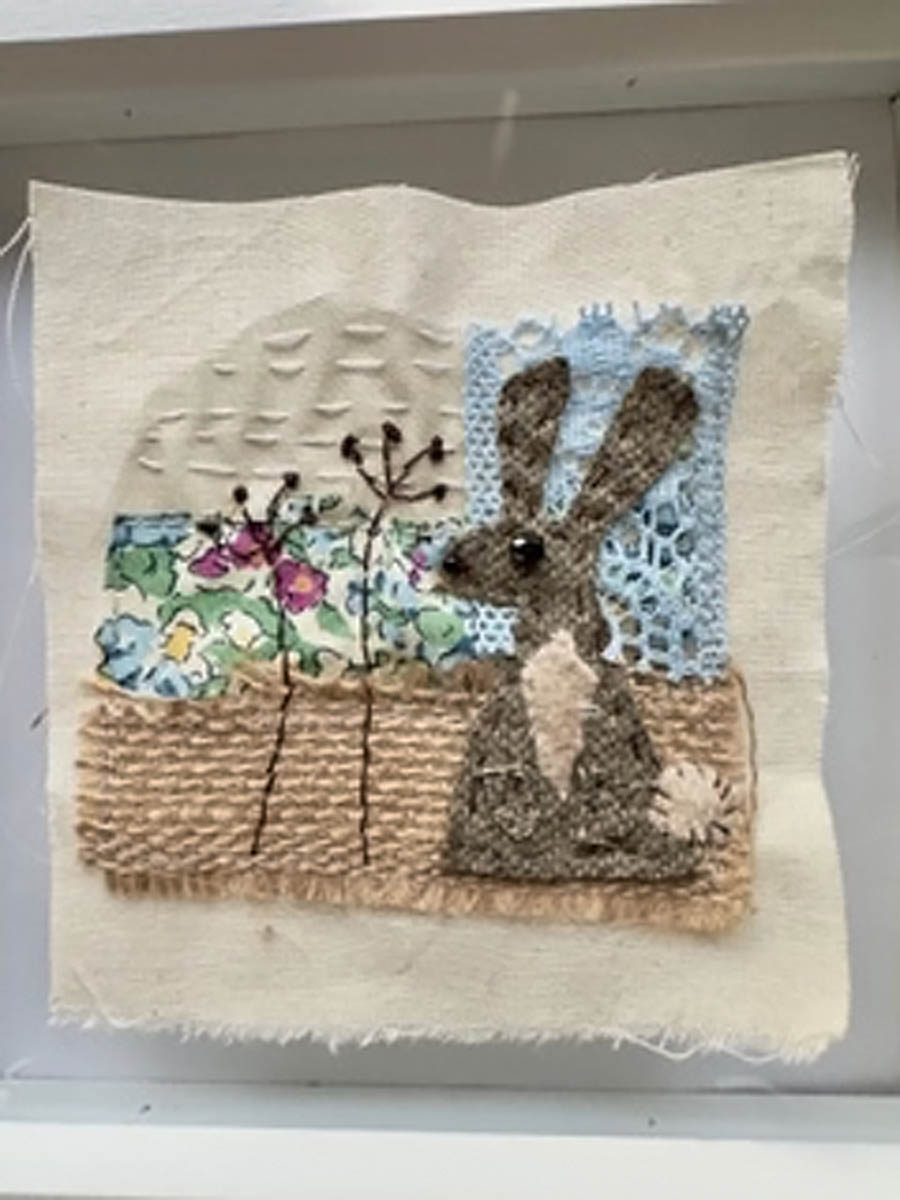 Slow Stitch Hare Workshop